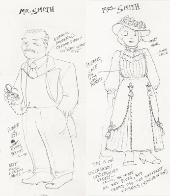 Mr and Mrs Smith Costume Designs